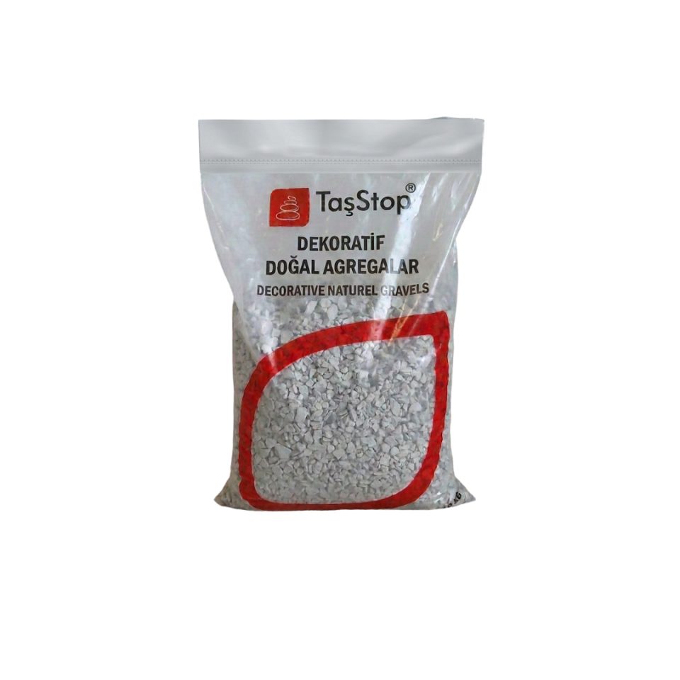 7-15 mm Kırma Mozaik Çakıl  Gri Renk / Kg - 10