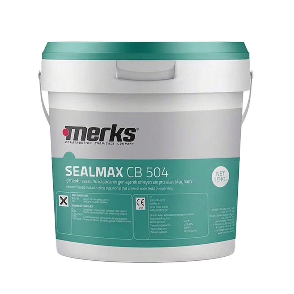 SEALMAX 2K CB 504 SUPER ELASTİK SET İki Bileşenli Çimento Akrilik Esaslı Süper Elastik Su Yalıtım Malzemesi / Kg - 15