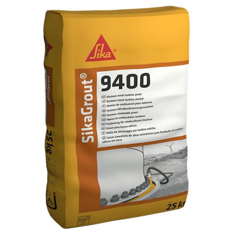 SİKAGROUT 9400 Ultra Yüksek Mukavemetli Çimento Esaslı Büzülme Yapmayan Grout Harcı / Kg - 25